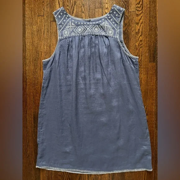 C&C California | Dresses | Cc California 0 Linen Embroidered Dress |  Poshmark